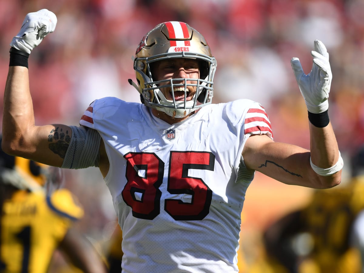 George Kittle says 49ers' Trey Lance has an 'insane ceiling