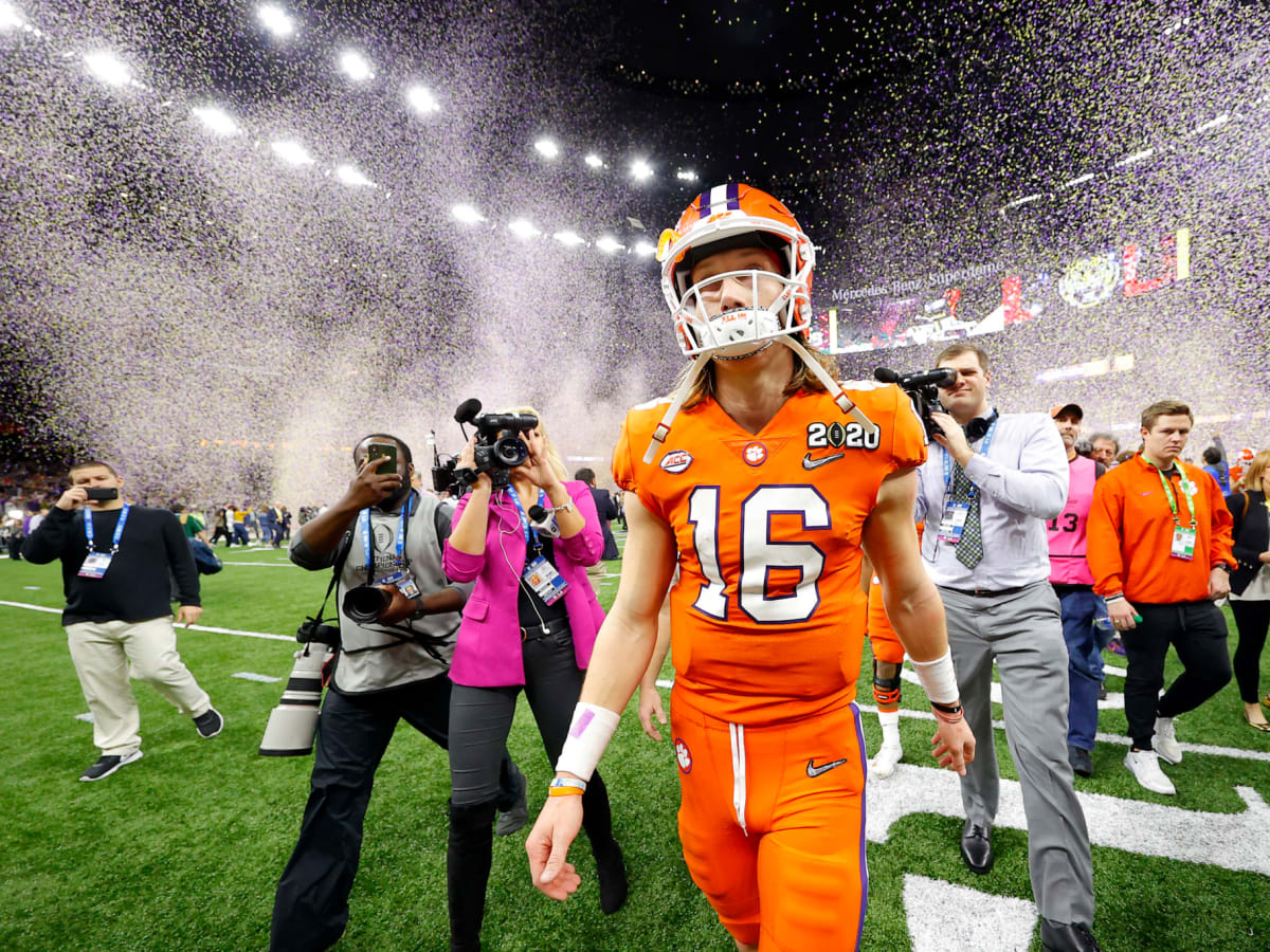 ACC Network - Clemson Football's Trevor Lawrence is celebrating