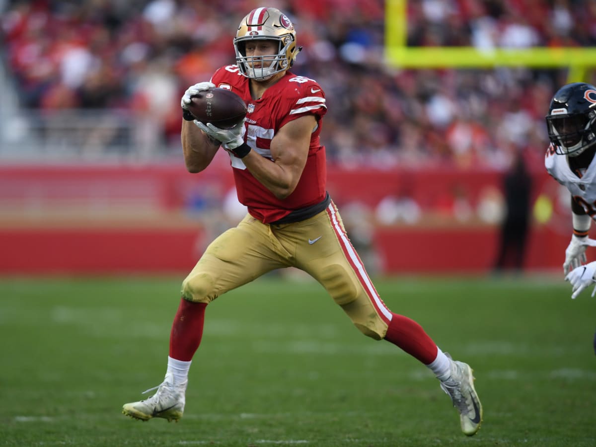 49ers' George Kittle calls for surface continuity among NFL stadiums, done  dealing with 'crappy turf'