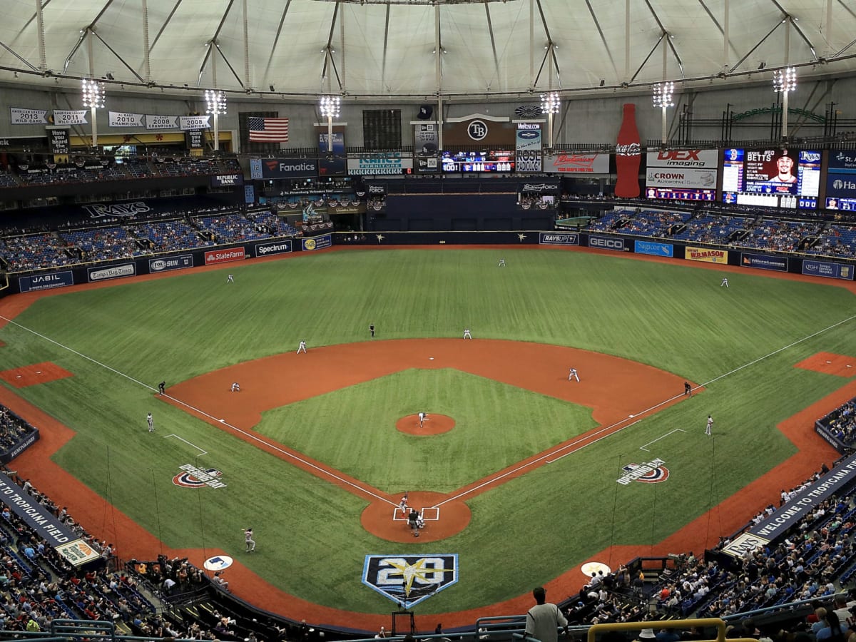 Tropicana Field (1990)  Football stadiums, Tampa bay rays, American sports