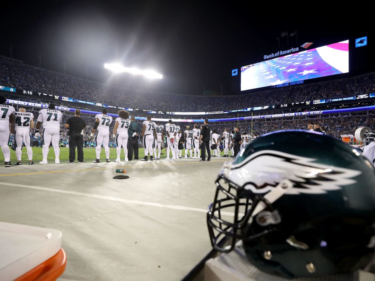 Eagles' CB Darius Slay honored with high school jersey during