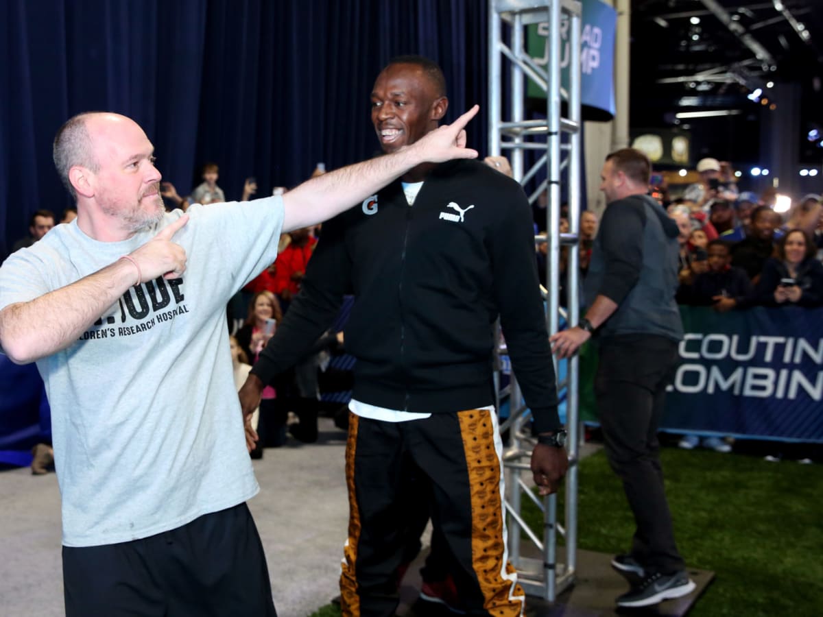 WATCH: Rich Eisen runs the 40-yard dash at the NFL Combine, NFL Network  graphics guy eats it - On3