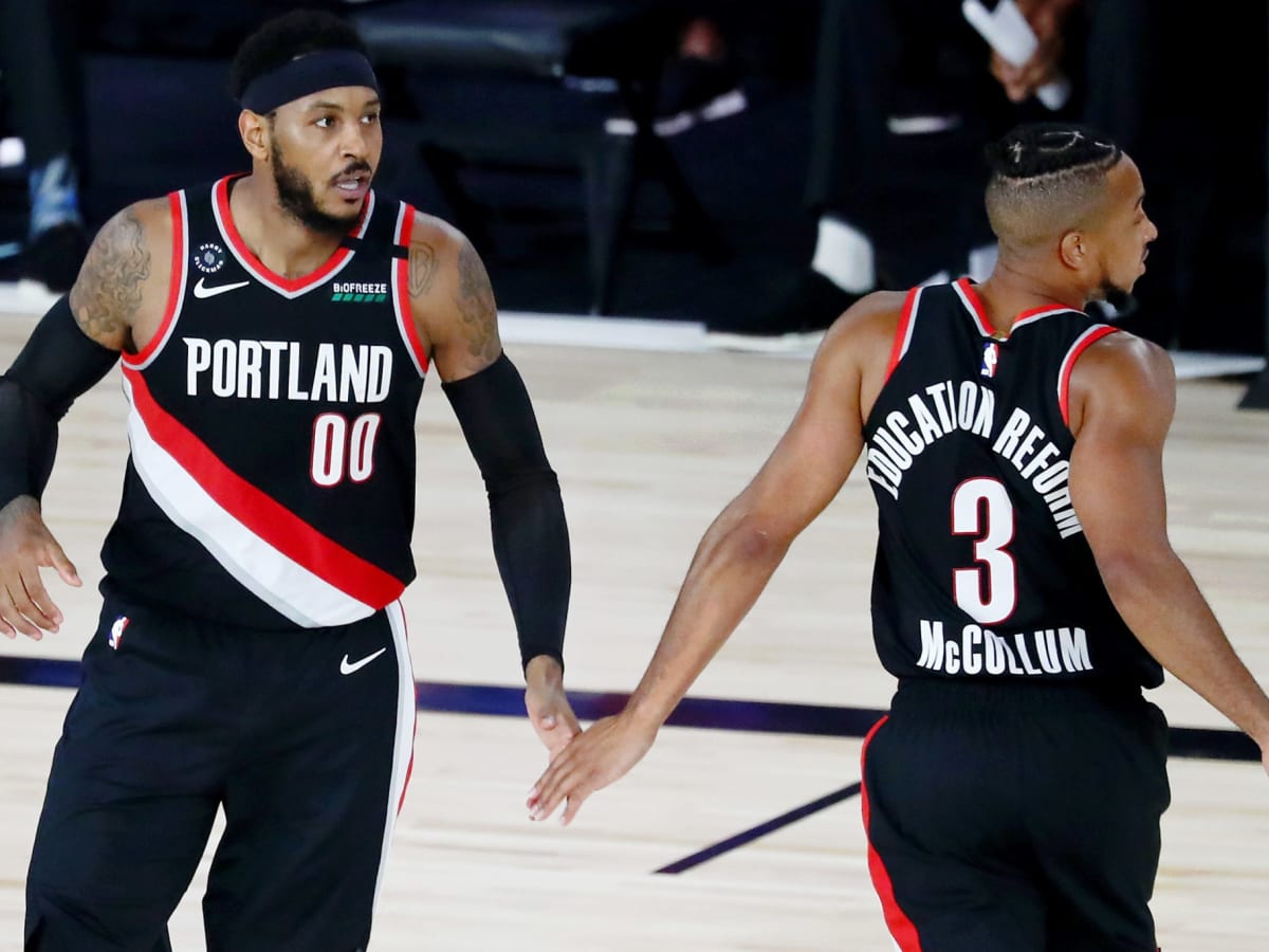 Carmelo Anthony Reacts To LaMelo Ball Doing His Celebration - The Spun