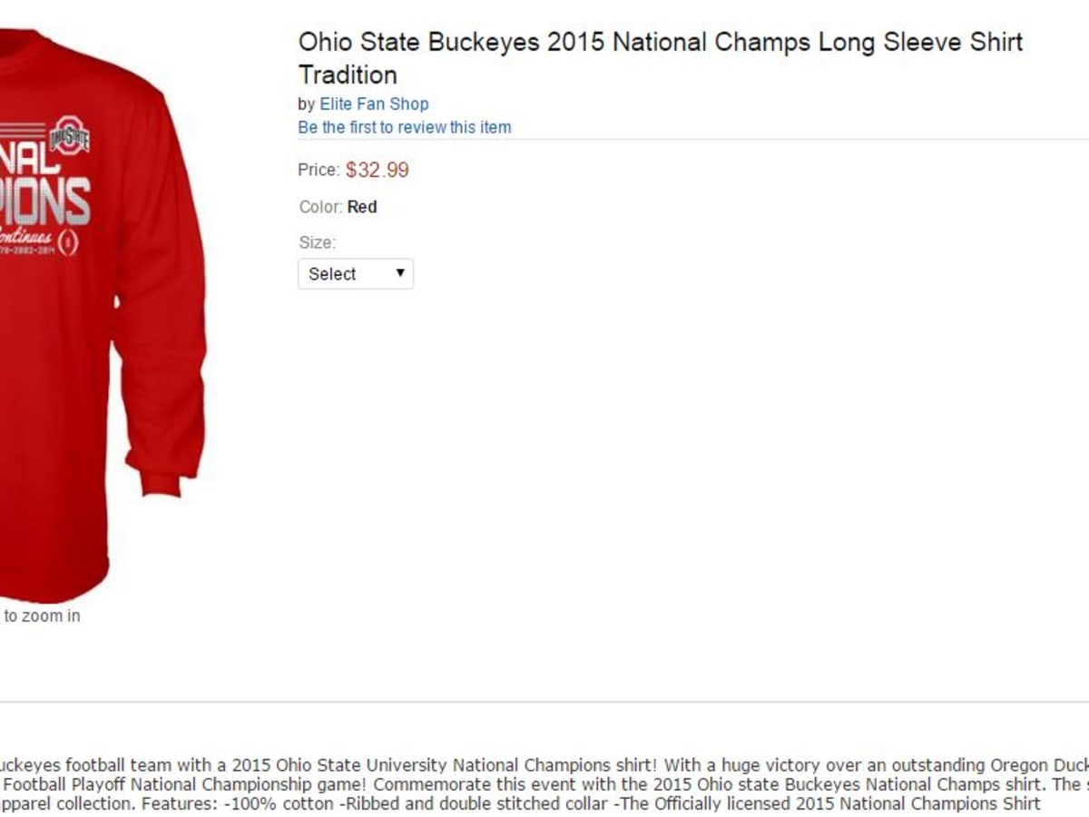 Game Over Championship Shirt, Ohio State College Football Apparel