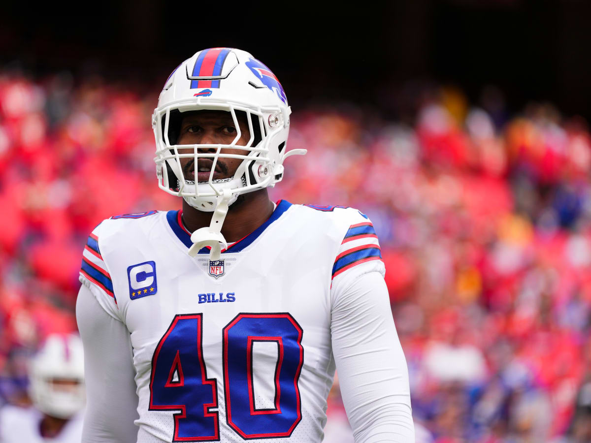 Buffalo Bills linebacker Von Miller (40) plays during an NFL