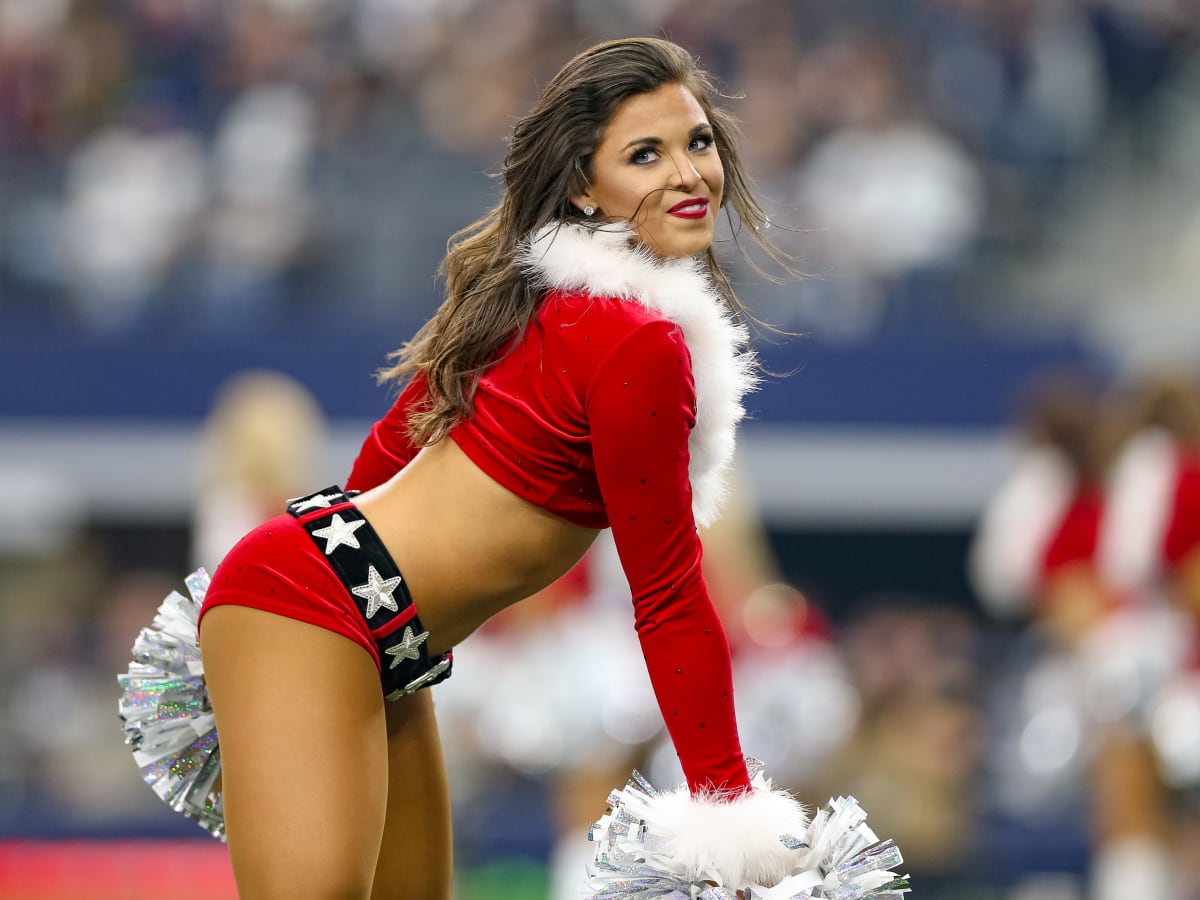 NFL cheerleaders in costume