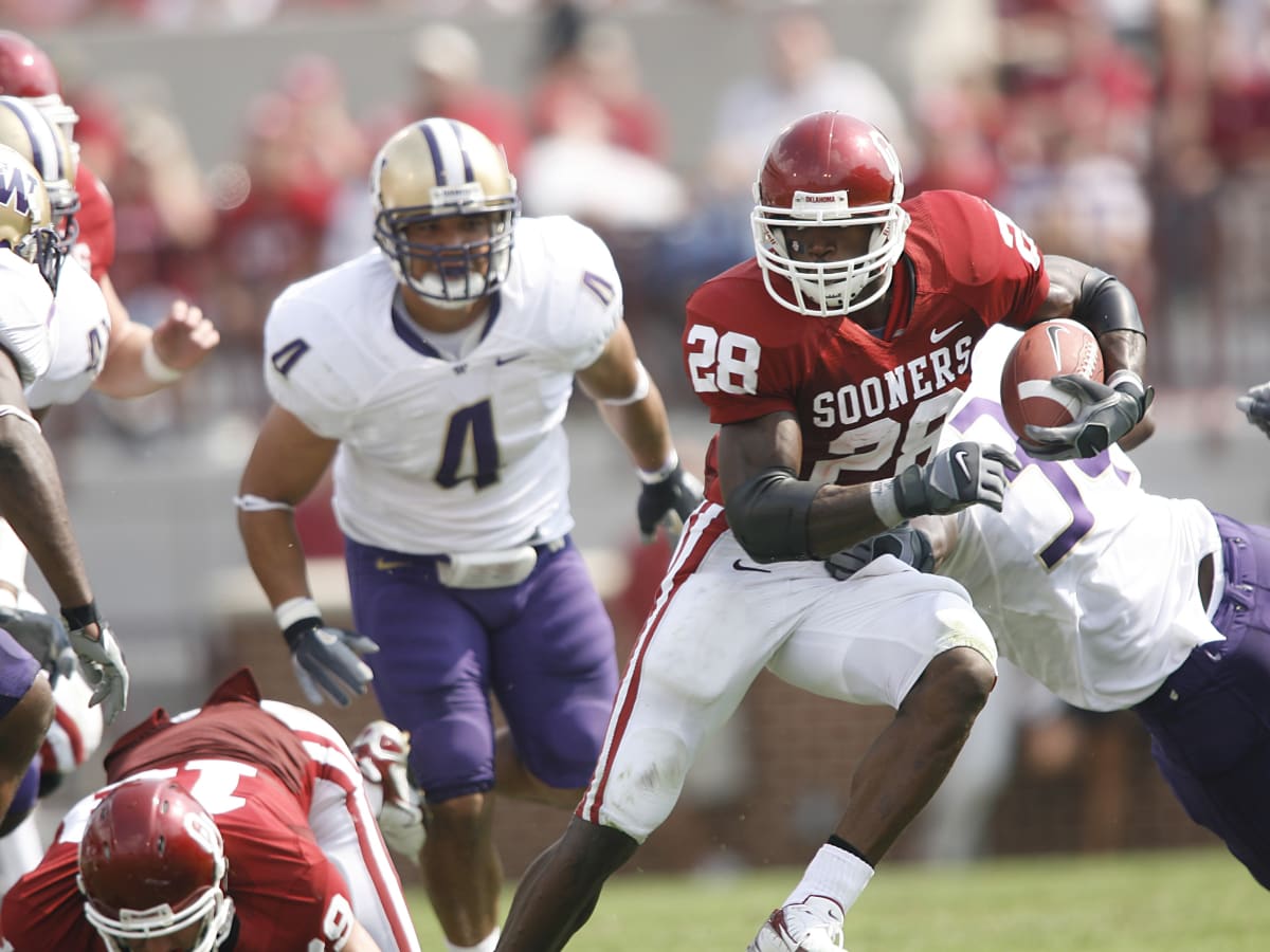 Legendary Oklahoma RB Adrian Peterson through the years