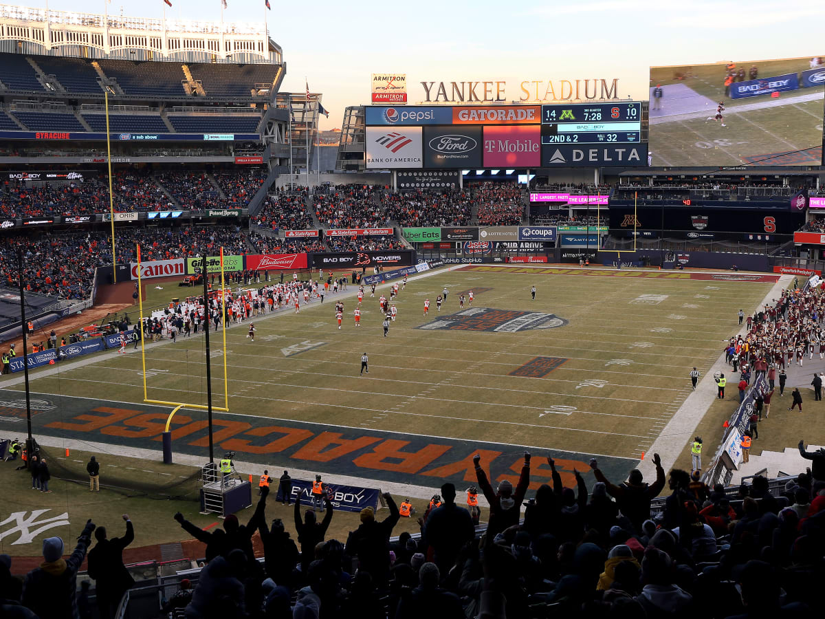 Pinstripe Bowl at Yankee Stadium's new sponsor: Bad Boy Mowers