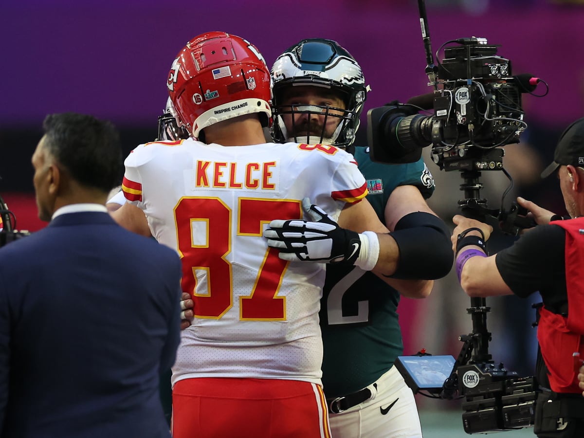 Philadelphia Eagles star Jason Kelce quizzed over Travis Kelce-Taylor Swift  dating rumors during live TV interview