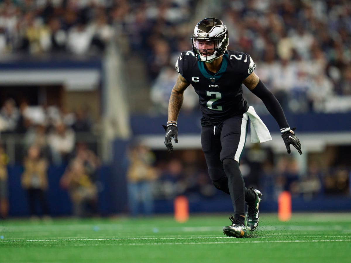 Eagles' Darius Slay has plenty to say, except when he's asked what