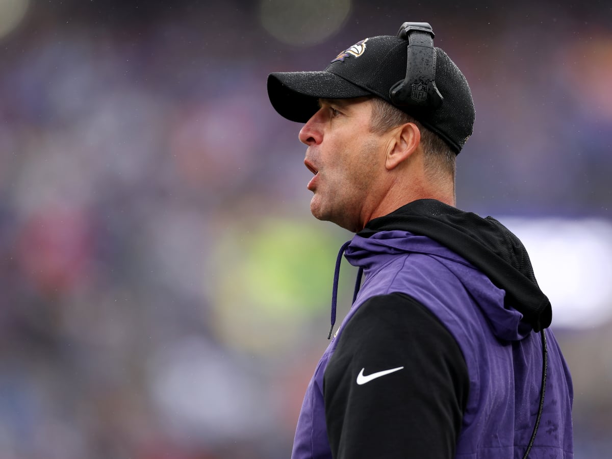 John Harbaugh reacts to controversial touchdown call in Ravens