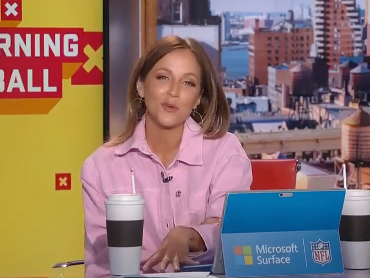 Kay Adams fights back tears in 'Good Morning Football' exit