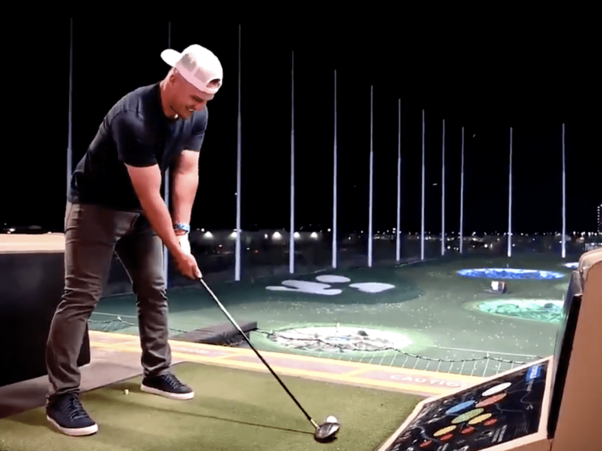 Looks like MLB star Mike Trout is spending his offseason honing his golf  game, This is the Loop