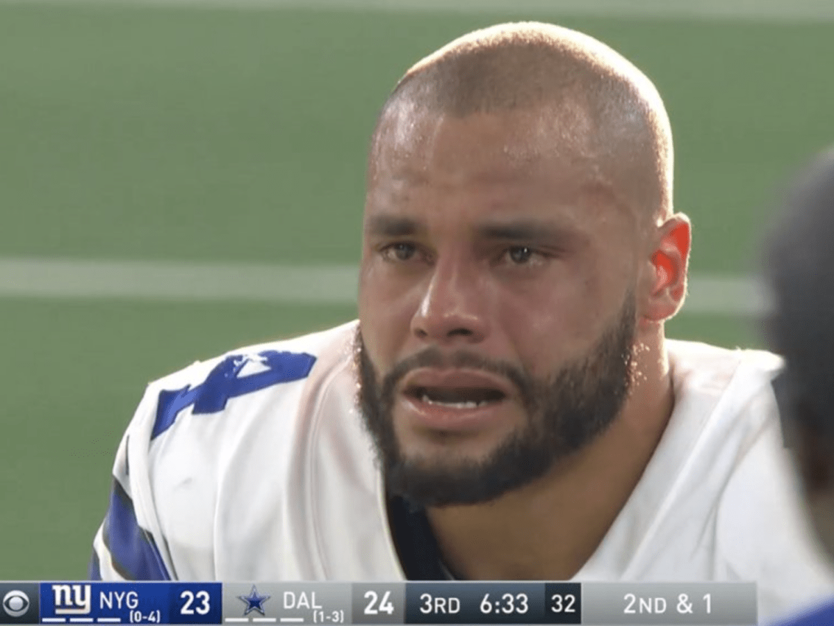 Dak Prescott Carted Off With Ankle Injury