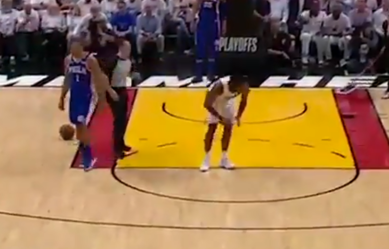 Watch: Justise Winslow Stepped On Part Of Joel Embiid's Mask - The Spun:  What's Trending In The Sports World Today