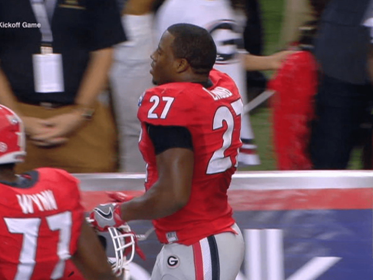 Nick Chubb ~ 1st Team All-SEC TB  Uga fans, Air max day, Georgia bulldogs