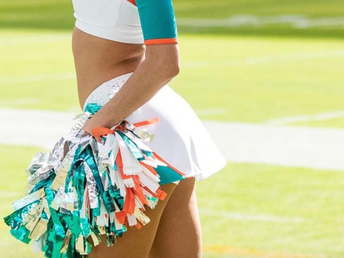 dolphins cheerleader outfit