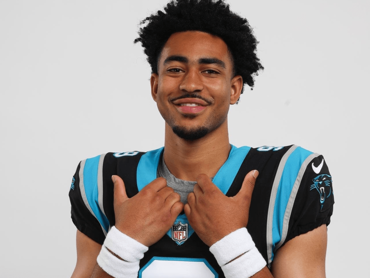 Bryce Young makes first appearance in his Carolina Panthers uniform 