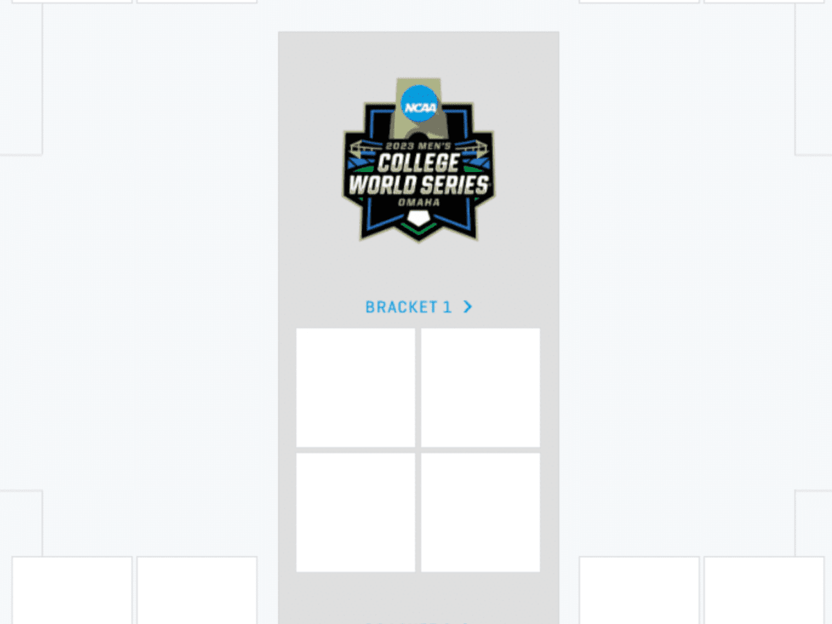 College World Series Bracket  College World Series Bracket Sheet