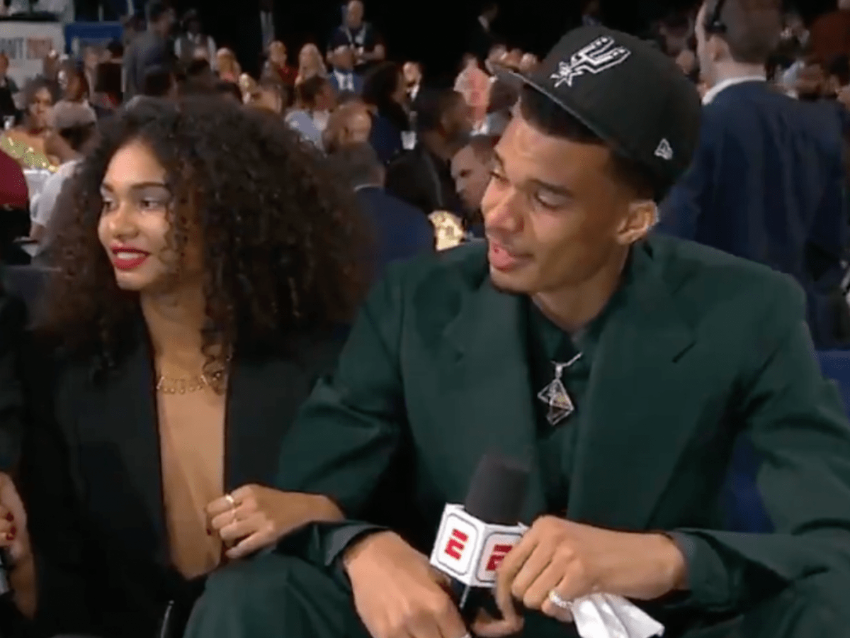 Victor Wembanyama's Sister Eve Wows in Plunging Suit at NBA Draft –  Footwear News