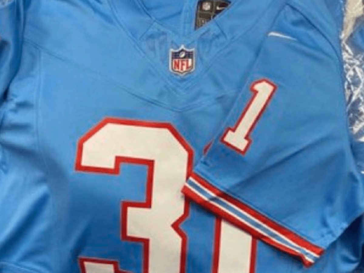 Photo Of The Houston Oilers Throwback Uniform Has Leaked - The