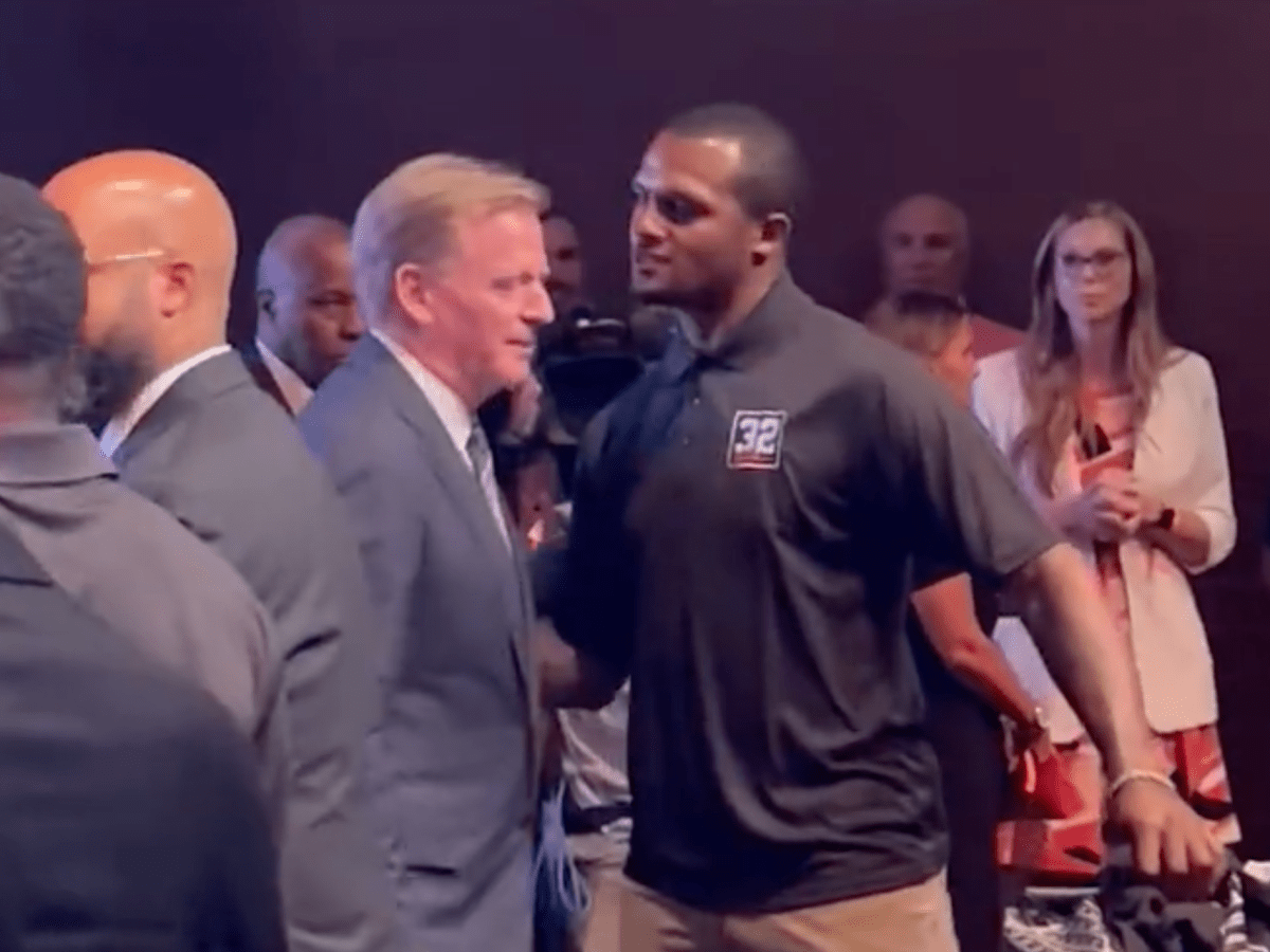 Roger Goodell embarrassed NFL with his hug of Browns' Deshaun Watson