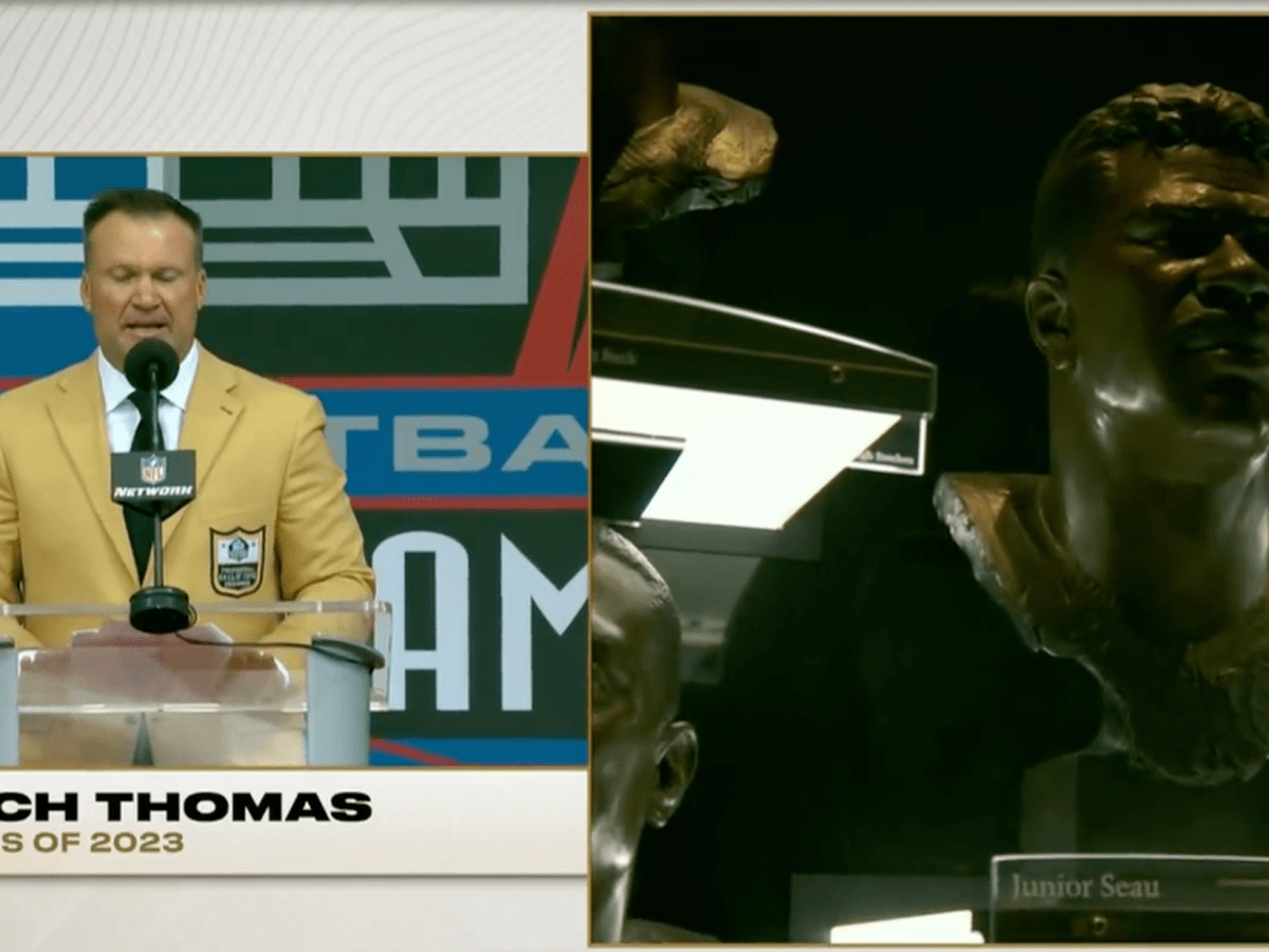 Zach Thomas Inducted into Pro Football Hall of Fame, Emotion