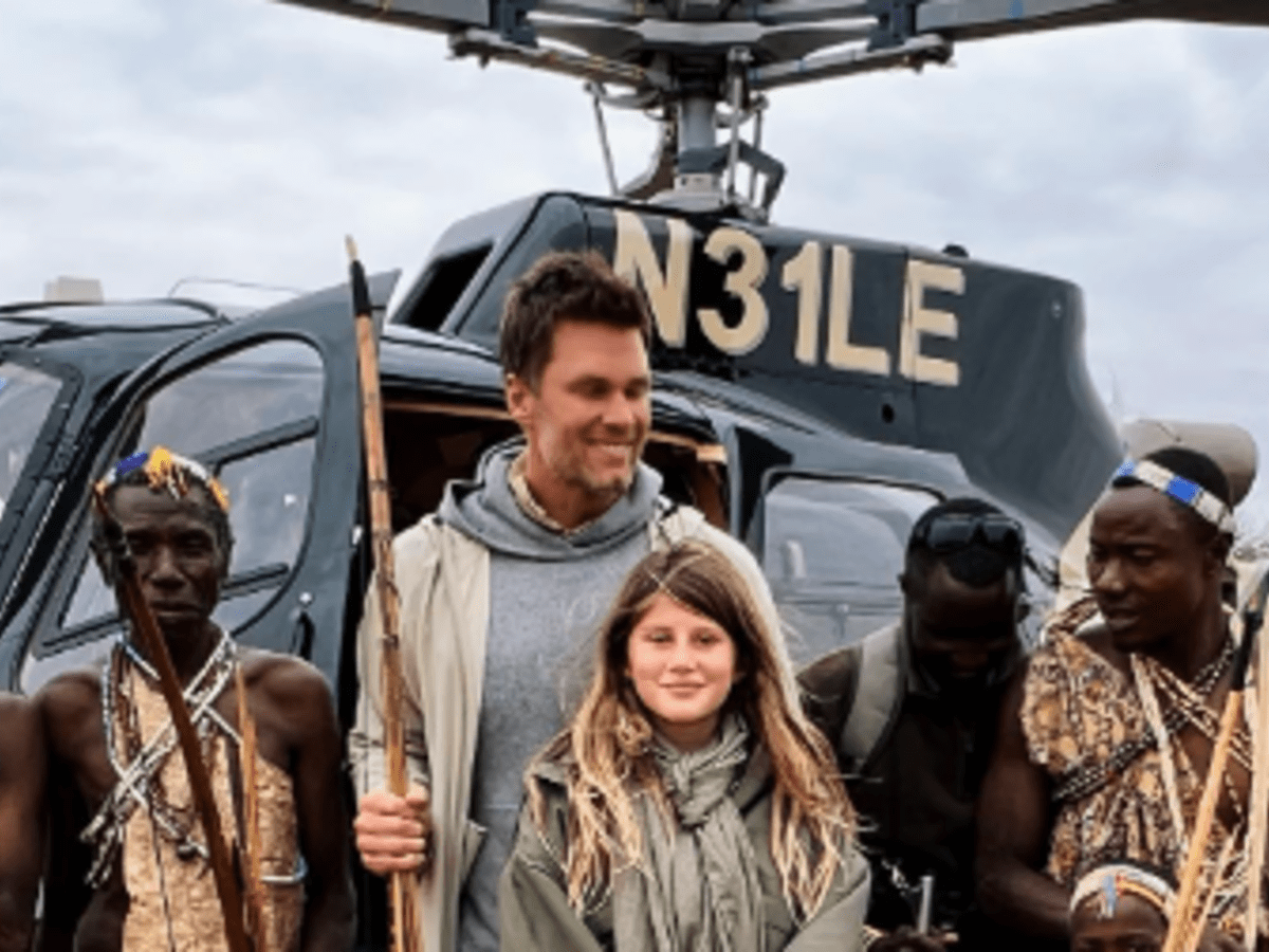 Tom Brady celebrated his 46th birthday in Africa