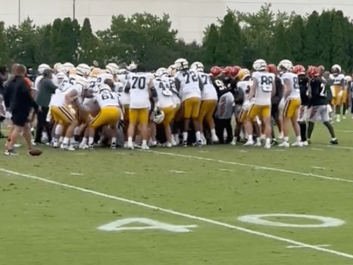 Bengals and Packers scuffle during joint practice