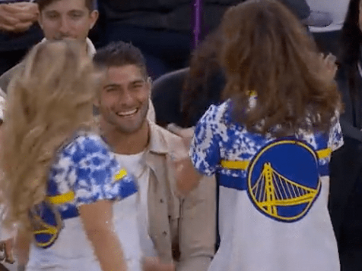 CMC, Jimmy G, Kittle, & Juice at the Warriors game : r/49ers