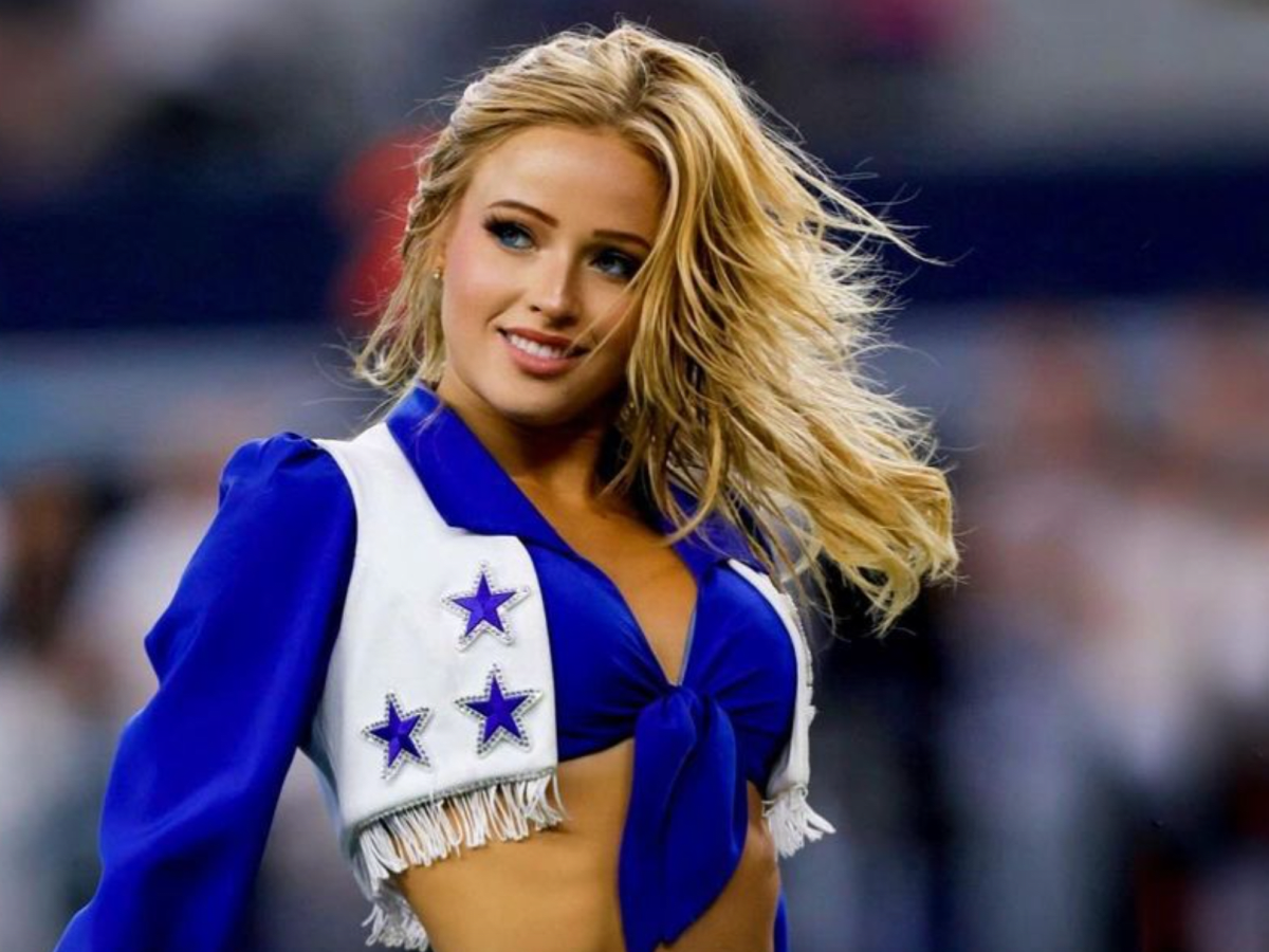 Stunning' Cowboys Cheerleader Goes Viral Before Home Opener - The Spun