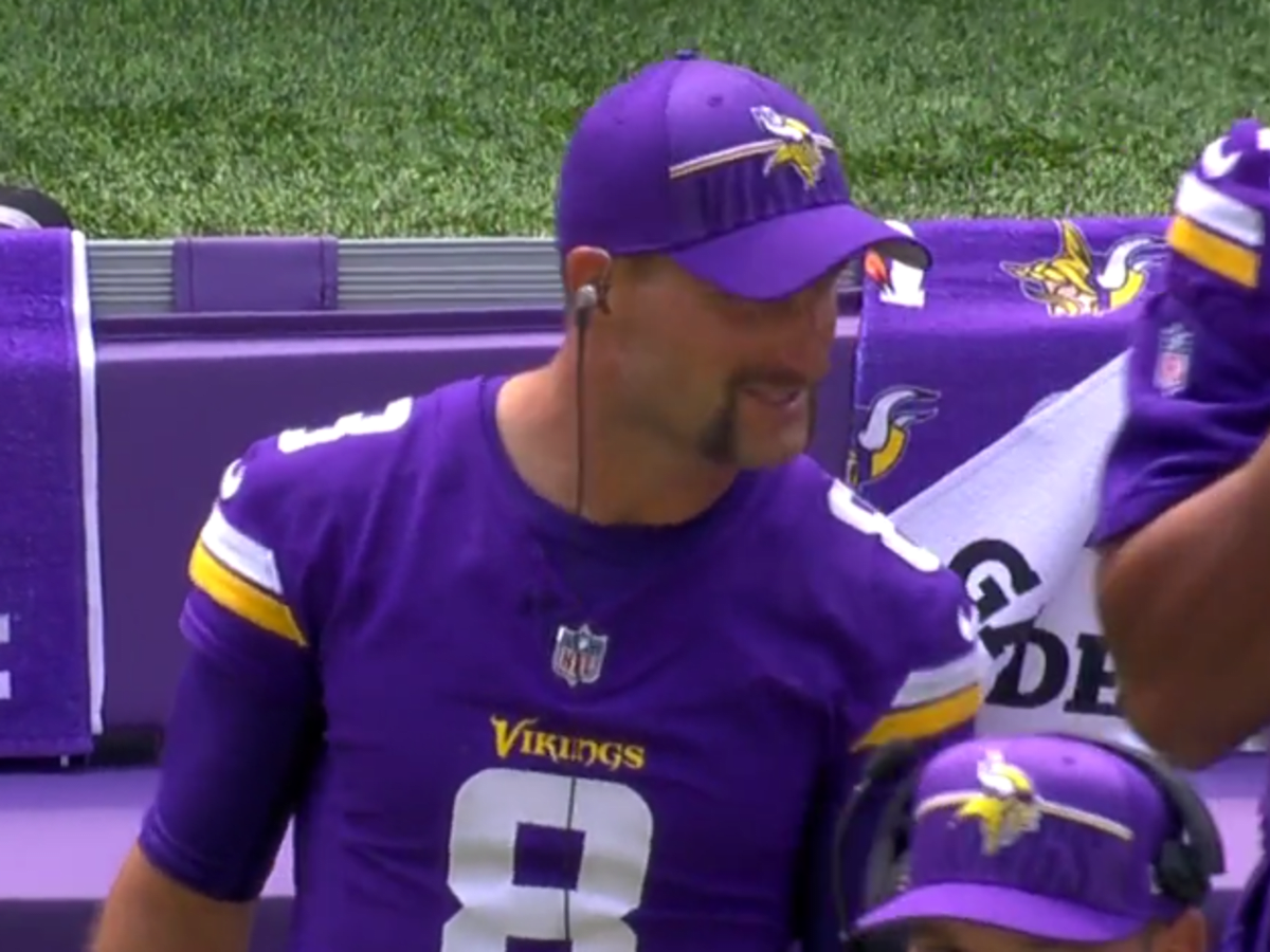 NFL Fans Were Mocking Kirk Cousins For His Sideline Attire During