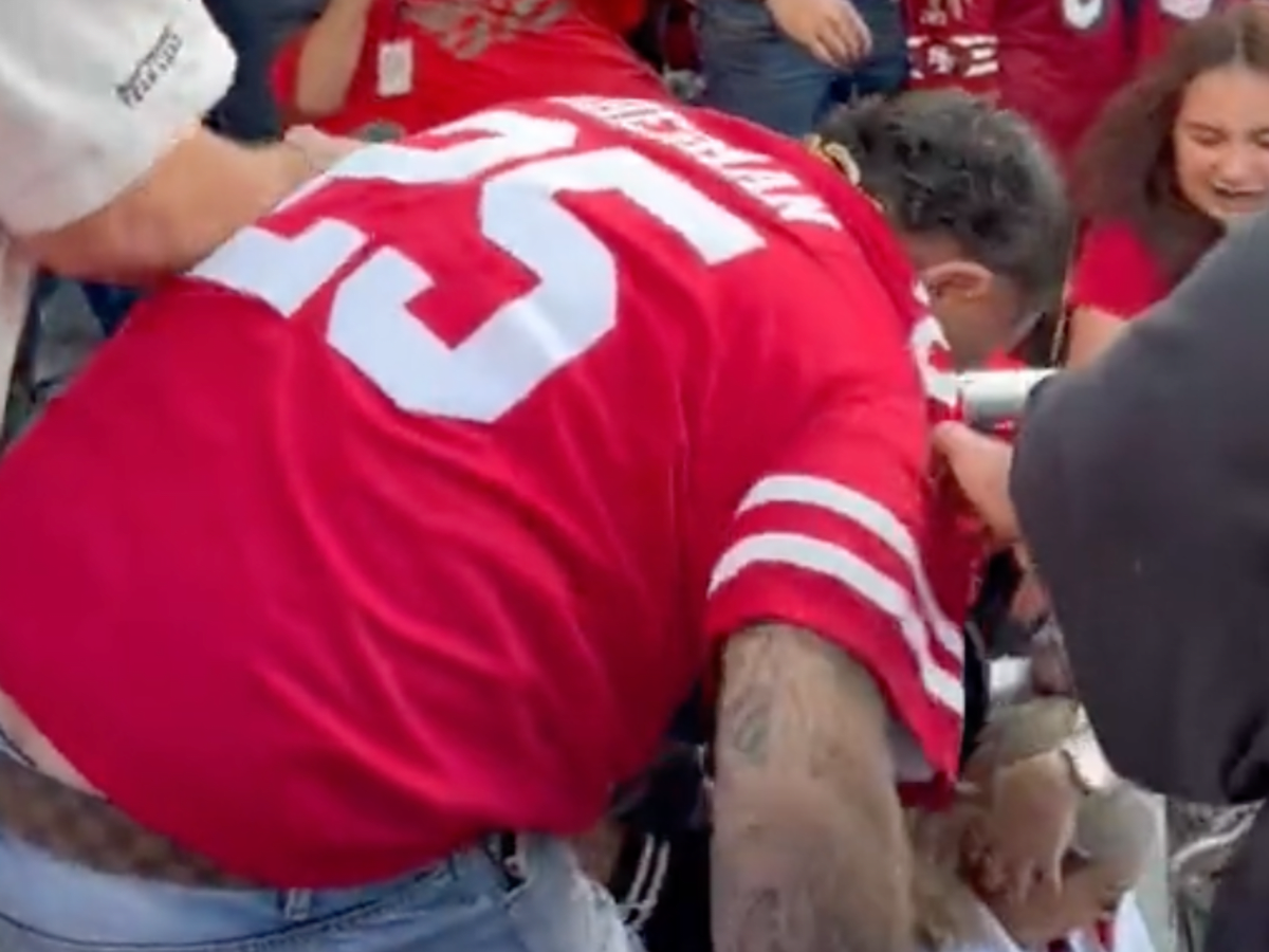 Video: San Francisco 49ers game turns ugly as huge fight breaks out in  stands