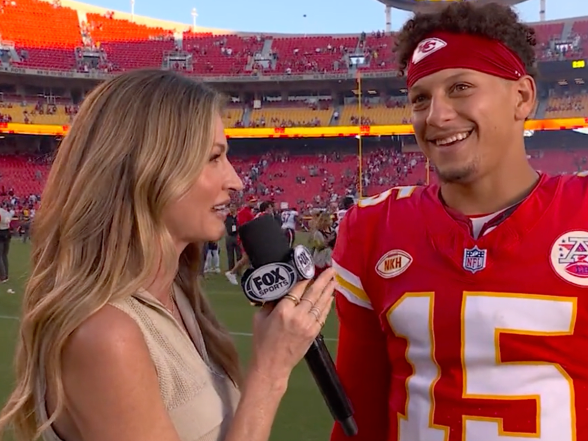 Patrick Mahomes reveals Taylor Swift wasn't the only VIP in attendance at  the Chiefs-Bears game as his 10-month-old son Bronze attended his first  ever game