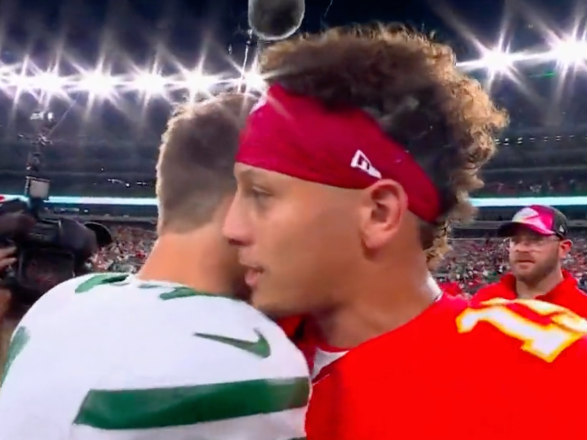 Chiefs: Patrick Mahomes' nice 5-word message to Zach Wilson