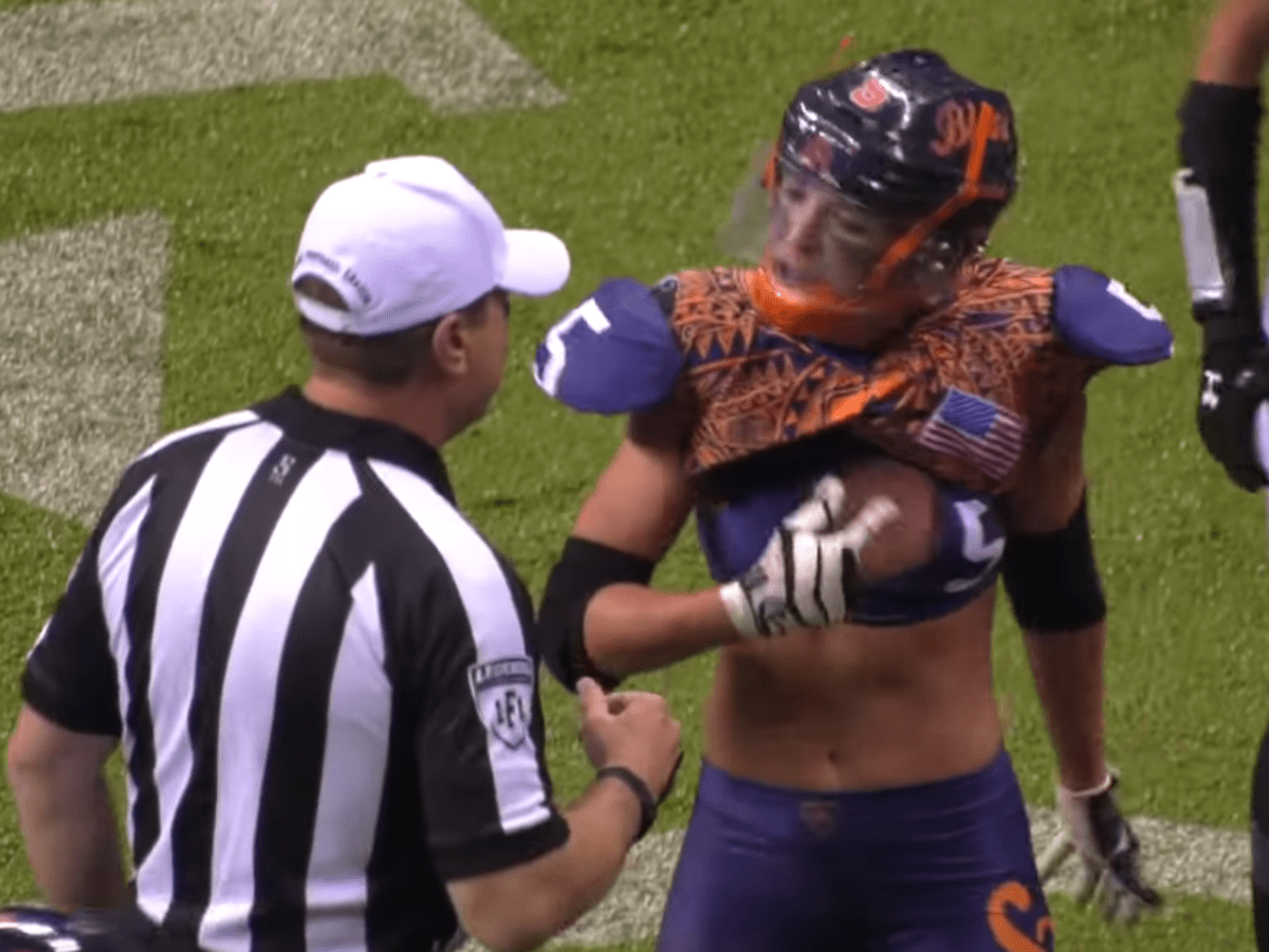 Lingerie Football League Player Suffers Wardrobe Malfunction The