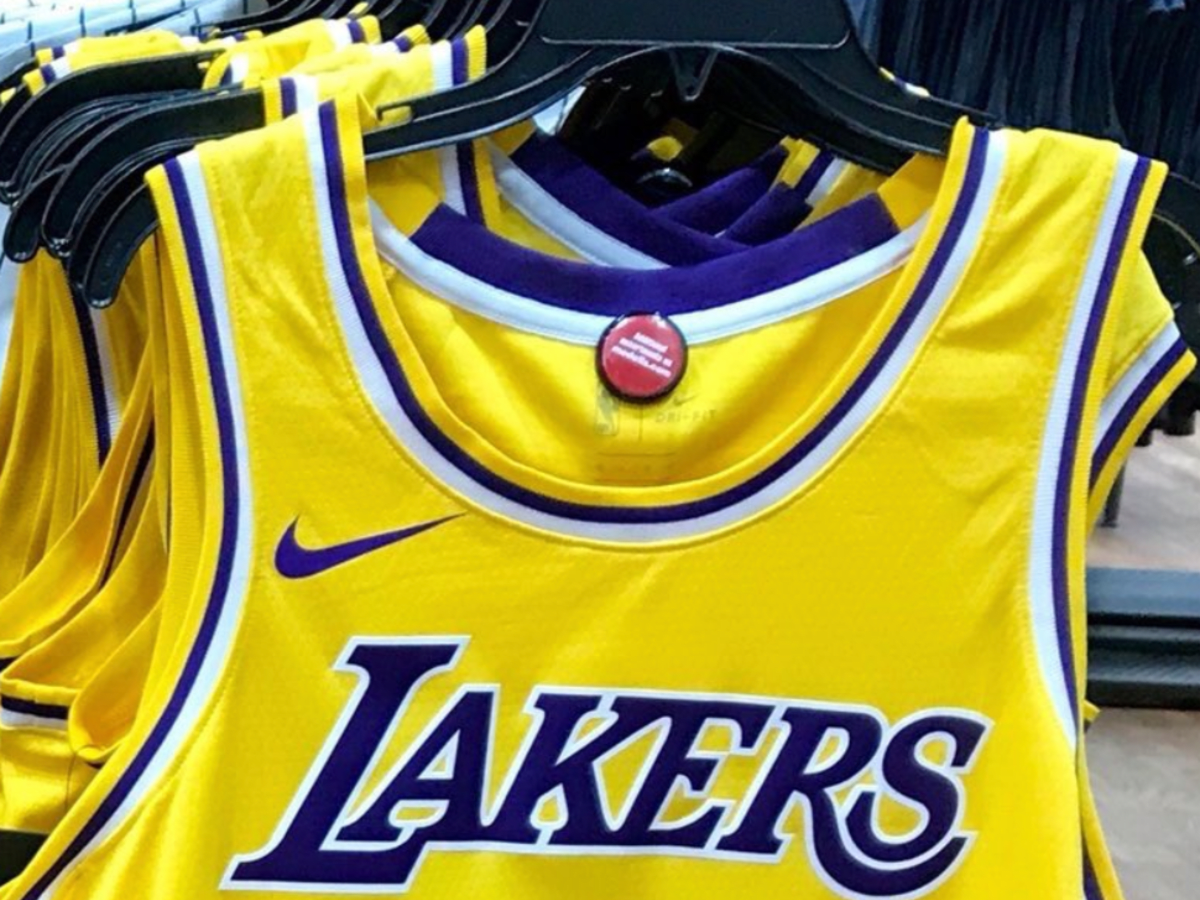 Photos Of The Lakers New Jerseys Appear To Have Leaked The Spun