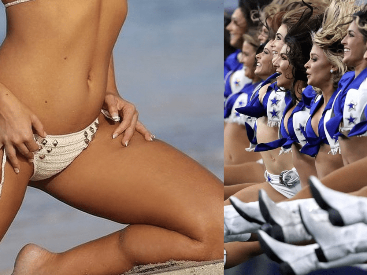 NFL World Reacts To Cowboys Cheerleader s Swimsuit Photo The Spun