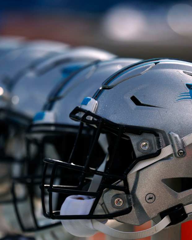 Carolina Panthers helmet.