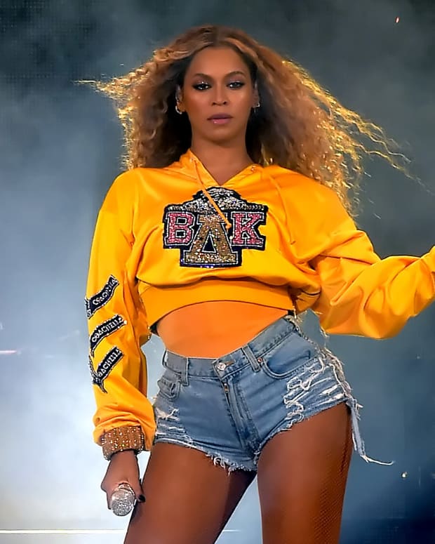 Beyonce Knowles performs in California in 2018.