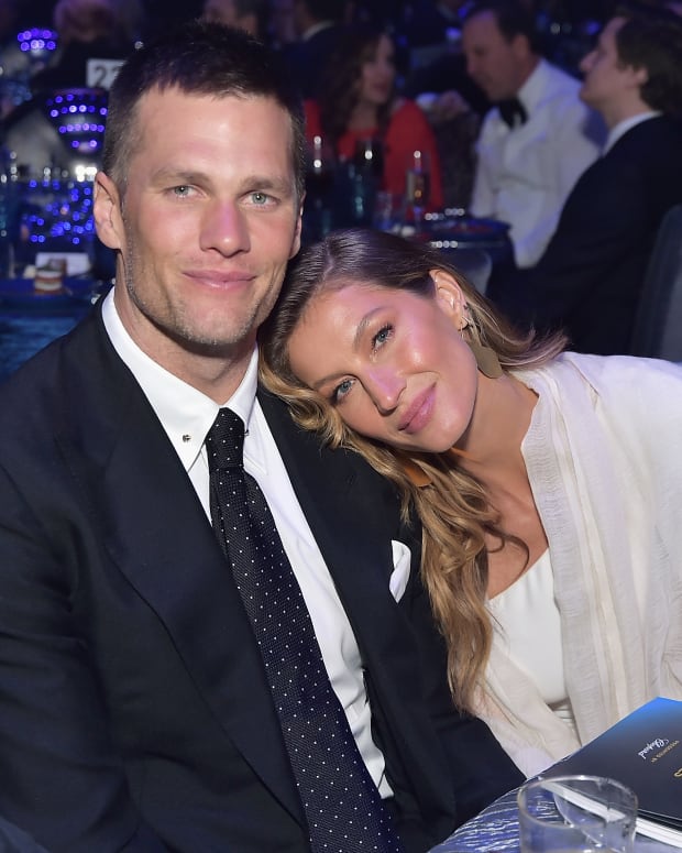 Tom Brady and his wife, Gisele, at an event in Los Angeles.