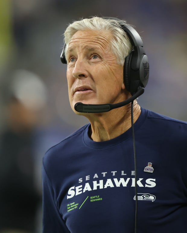 Pete Carroll on the Seattle Seahawks sideline