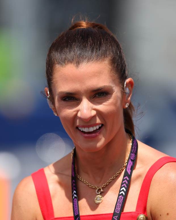 Danica Patrick at Formula 1 race.