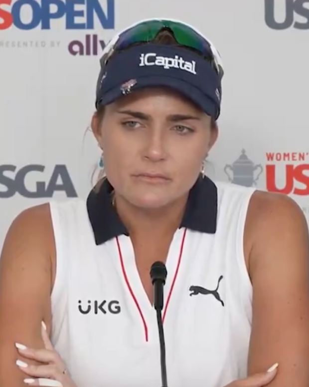 Lexi Thompson emotional after U.S. Women's Open.