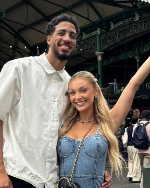 Tyrese Haliburton and Jade Jones.
