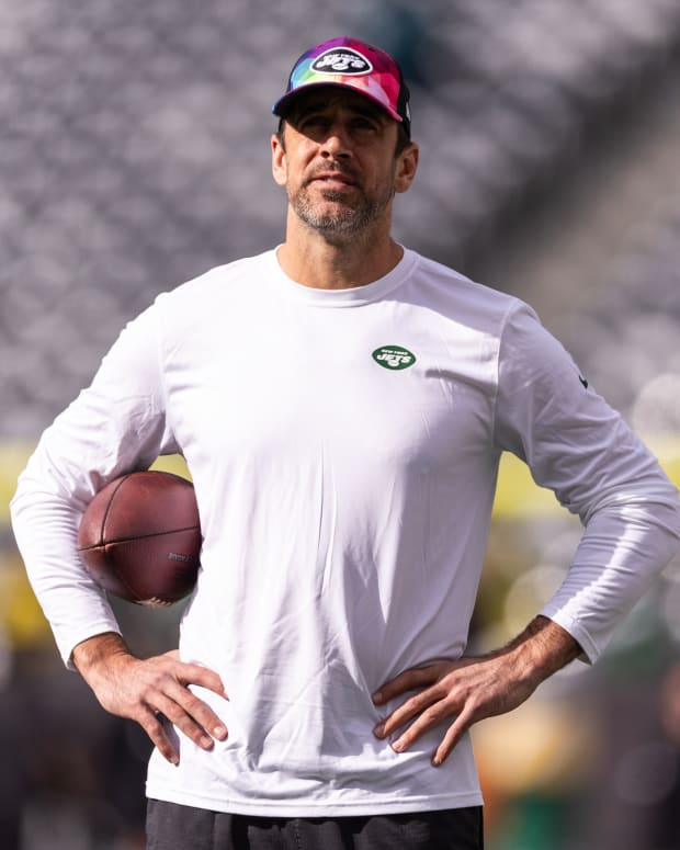 Aaron Rodgers on the Jets.