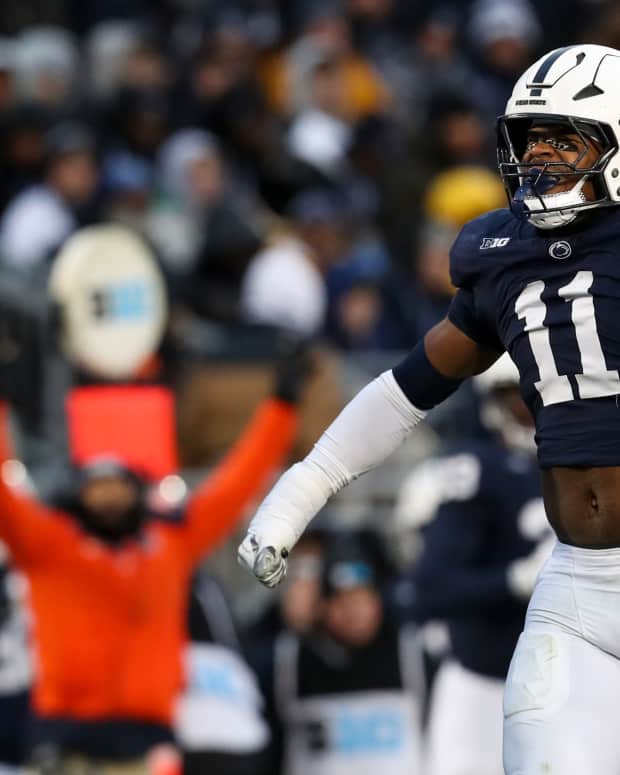 Penn State EDGE rusher Abdul Carter.