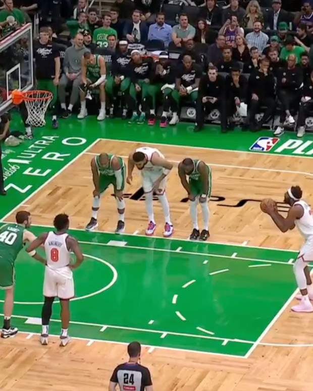 Mitchell Robinson's free throw.