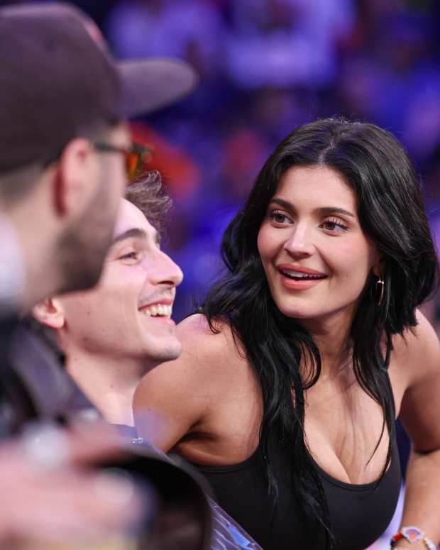 Kylie Jenner at Madison Square Garden.