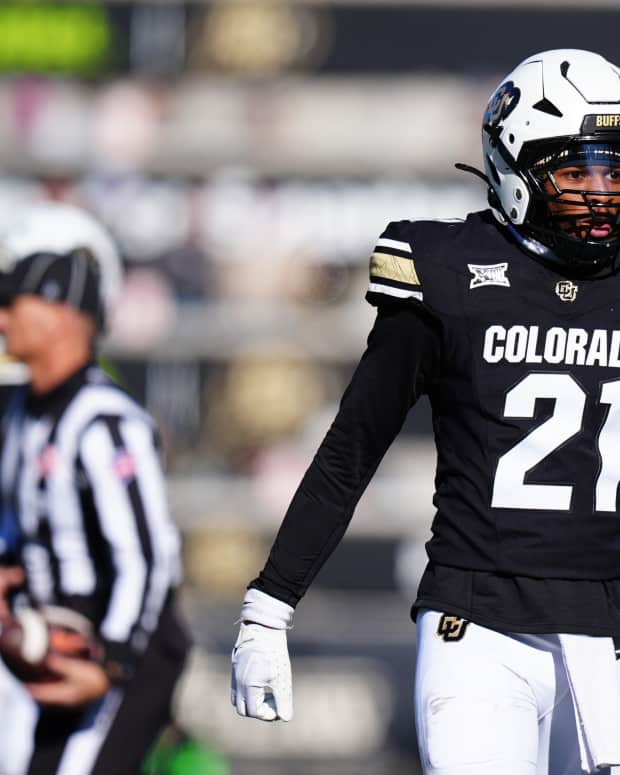 Colorado Buffaloes safety Shilo Sanders.